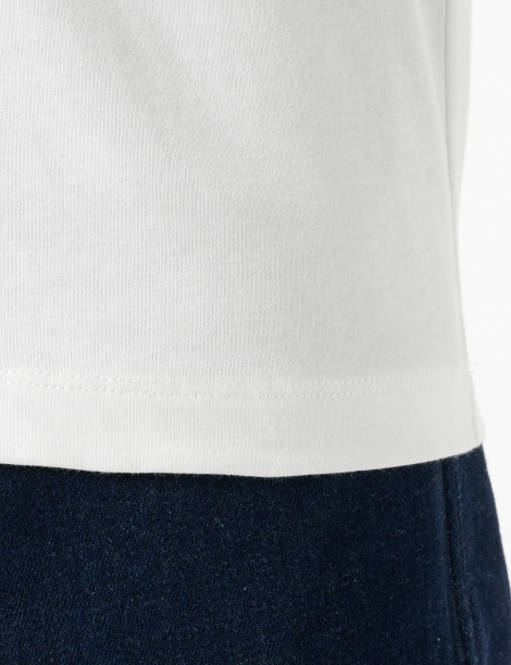 Футболка Armani Exchange с логотипом 1159859278 (Молочный XL)