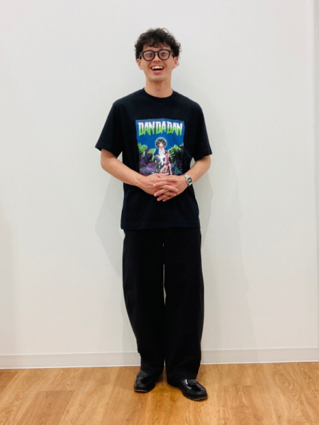 Футболка Dan Da Dan UNIQLO з принтом 1159859323 (Чорний S)