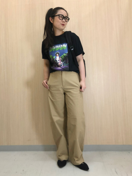 Футболка Dan Da Dan UNIQLO з принтом 1159859323 (Чорний S)