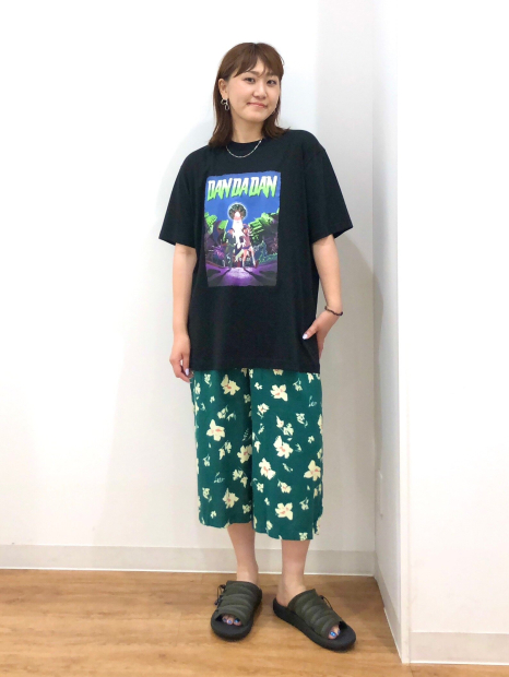 Футболка Dan Da Dan UNIQLO з принтом 1159859323 (Чорний S)