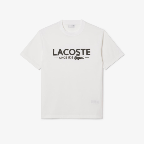 Жіноча футболка Lacoste з логотипом 1159859399 (Білий XL)