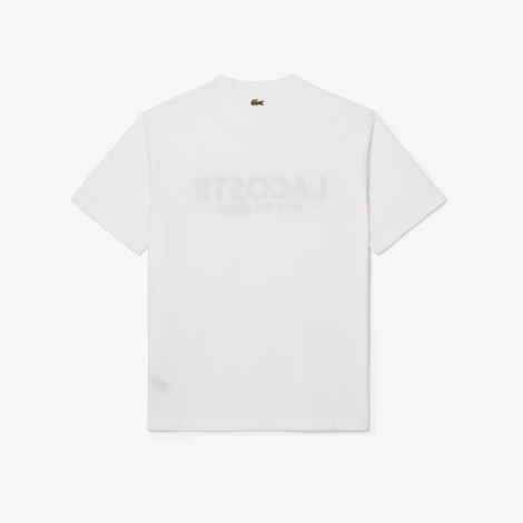Жіноча футболка Lacoste з логотипом 1159859399 (Білий XL)
