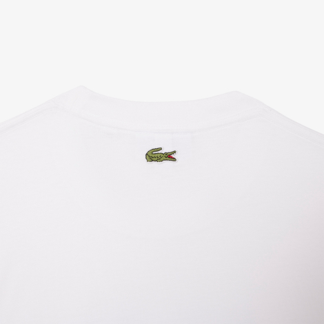 Жіноча футболка Lacoste з логотипом 1159859399 (Білий XL)