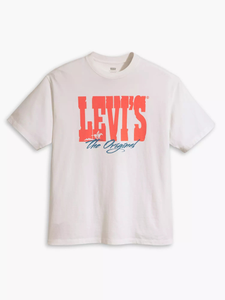 Чоловічі футболки з логотипом Levi's 1159859535 (Білий M)