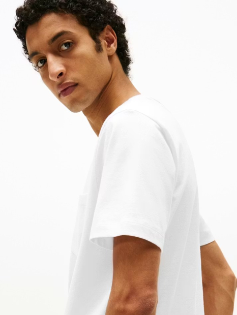 Футболка мужская Tommy Hilfiger с круглым вырезом 1159859546 (Белый 3XL)