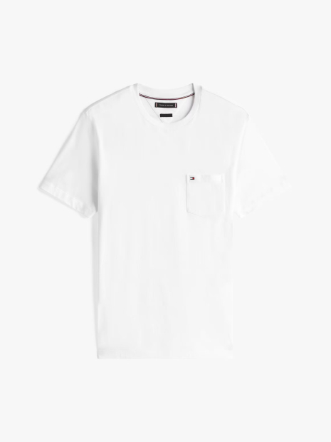 Футболка мужская Tommy Hilfiger с круглым вырезом 1159859546 (Белый 3XL)