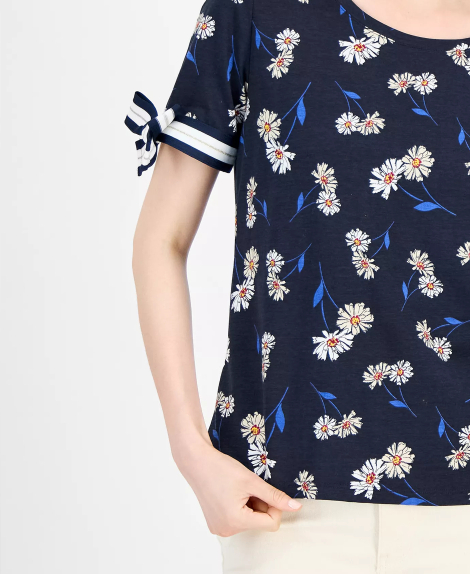 Жіноча футболка Tommy Hilfiger 1159859701 (Синій M)