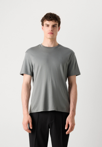 Чоловічі футболки з логотипом Calvin Klein 1159859703 (Сірий M)