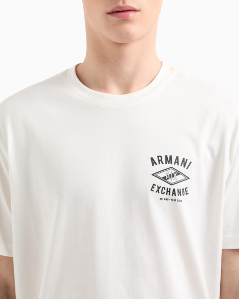 Футболка Armani Exchange 1159859737 (Молочний XL)
