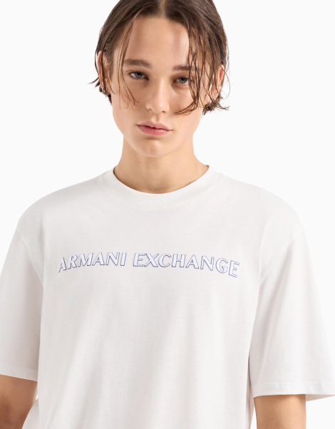 Футболка Armani Exchange 1159859739 (Молочный XXL)
