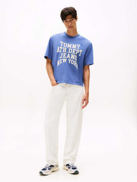 Чоловічі футболки з логотипом Tommy Hilfiger 1159859779 (Блакитний M)