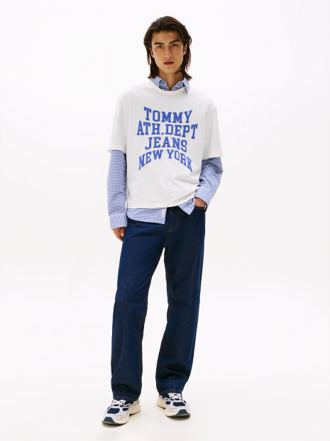 Мужская футболка Tommy Hilfiger с логотипом 1159859780 (Белый M)