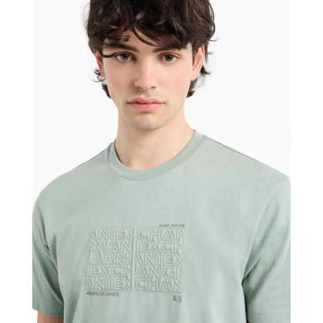 Футболка Armani Exchange з логотипом 1159860187 (Зелений XXL)