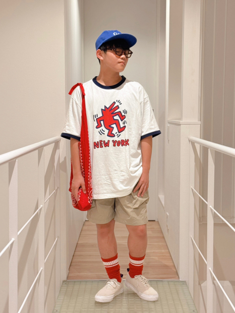 Футболка Keith Haring UNIQLO с принтом 1159860227 (Белый XL)