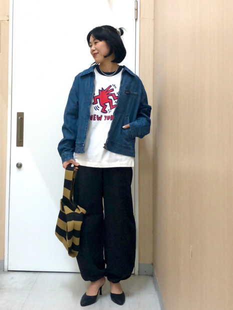 Футболка Keith Haring UNIQLO с принтом 1159860227 (Белый XL)