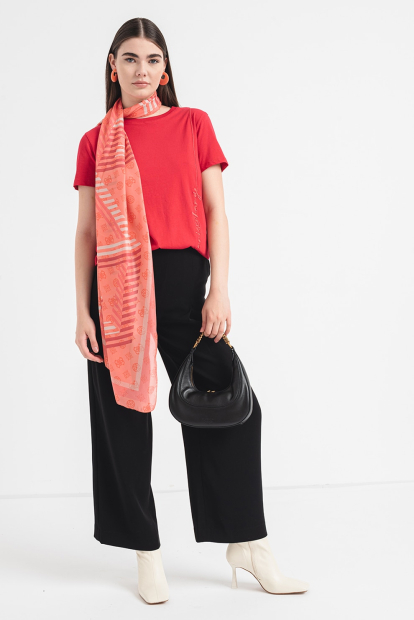 Женская футболка Armani Exchange с логотипом 1159860423 (Красный XS)