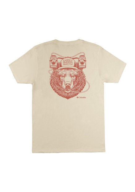 Мужская футболка Columbia с принтом 1159860613 (Бежевый XXL)