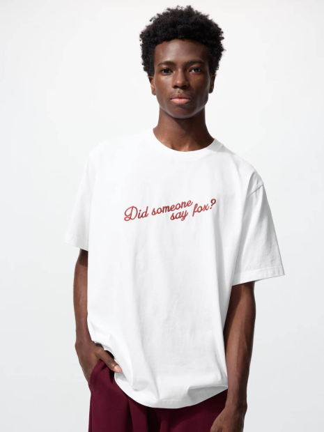 Футболка Zootopia UNIQLO с принтом сзади 1159860747 (Белый XXL)