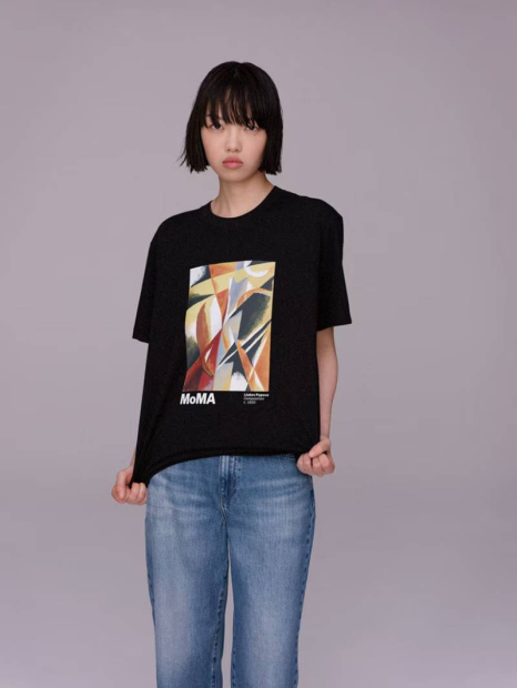 Футболка MoMA Art Icons UNIQLO с принтом 1159860749 (Черный XL)