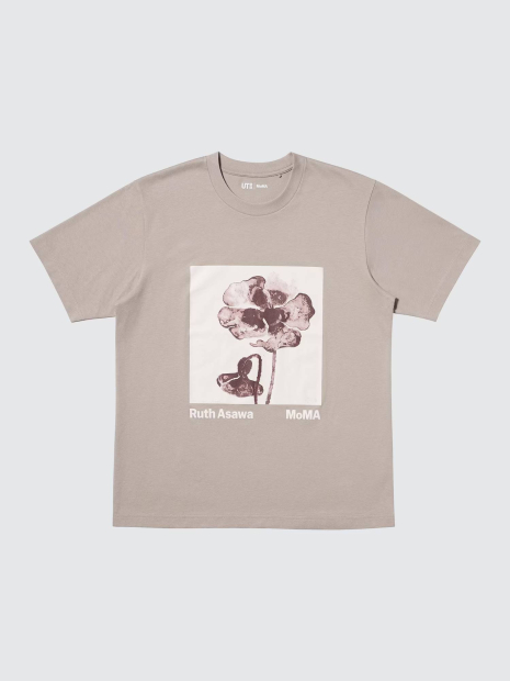 Футболка MoMA Art Icons UNIQLO с принтом 1159860752 (Бежевый XL)