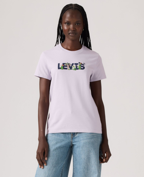Женская футболка Levi's 1159861664 (Сиреневый S)