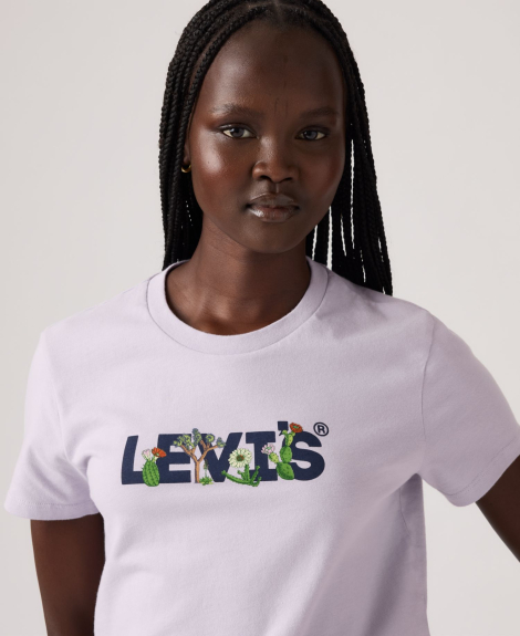Женская футболка Levi's 1159861664 (Сиреневый S)