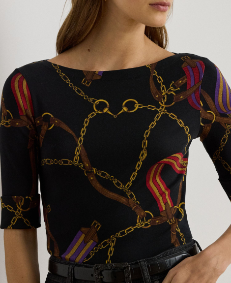 Женская футболка Ralph Lauren 1159860985 (Черный XS)