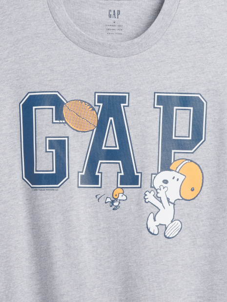 Футболка мужская Peanuts GAP 1159860988 (Серый XL)