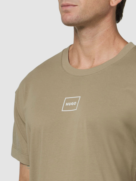 Мужская футболка HUGO by Hugo Boss 1159861064 (Бежевый XXL)