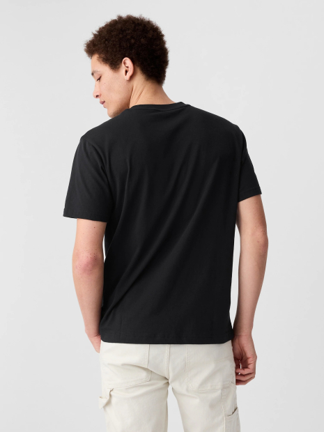 Мужская футболка GAP с карманом 1159861191 (Черный M)