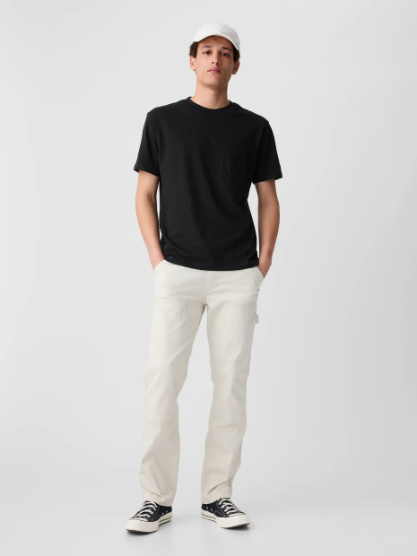 Мужская футболка GAP с карманом 1159861191 (Черный M)