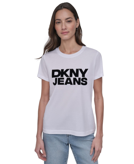 Футболка DKNY с логотипом 1159861250 (Белый S)