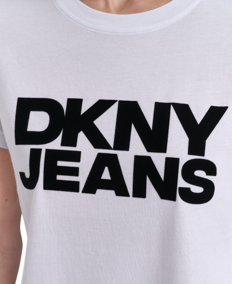 Футболка DKNY с логотипом 1159861250 (Белый S)