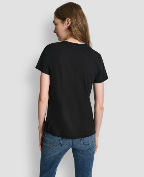 Футболка DKNY с логотипом 1159861251 (Черный XS)