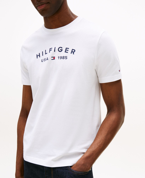 Чоловічі футболки Tommy Hilfiger з логотипом 1159861528 (Білий XL)