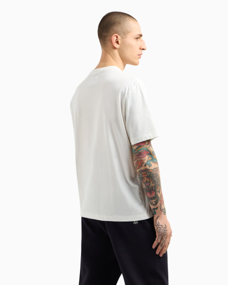 Футболка Armani Exchange с карманом 1159861734 (Молочный XXL)