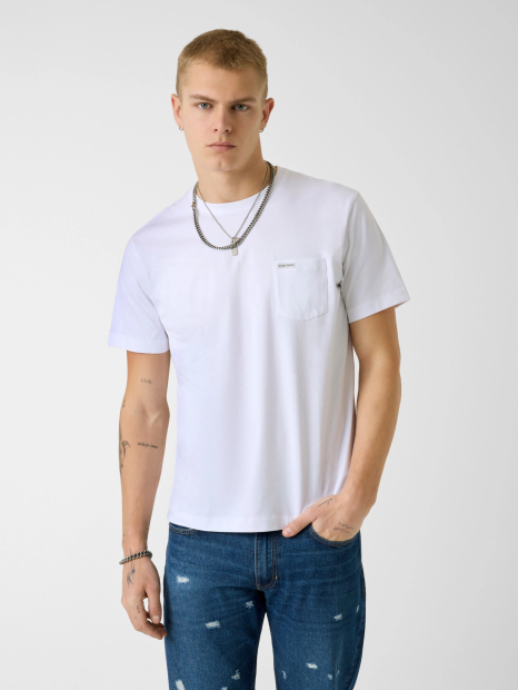 Чоловічі футболки Guess з кишенею 1159861749 (Білий L)