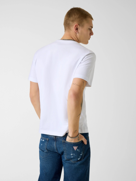 Чоловічі футболки Guess з кишенею 1159861749 (Білий L)