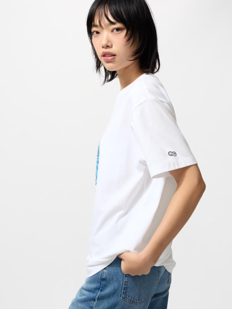 Футболка Tamagotchi UNIQLO 1159861945 (Білий XXL)