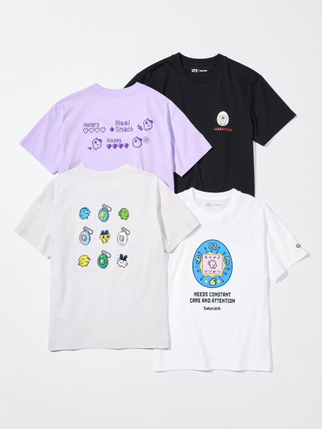 Футболка Tamagotchi UNIQLO 1159861945 (Білий XXL)