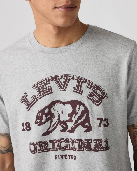Жіноча футболка Levi's 1159862007 (Сірий M)