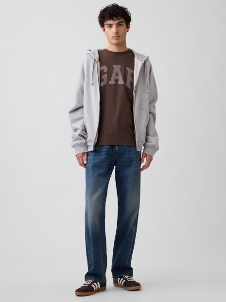 Чоловічі футболки GAP з логотипом 1159862100 (Коричневий M)