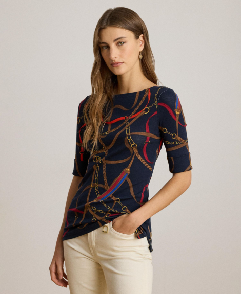 Жіноча футболка Ralph Lauren 1159862283 (Синій S)