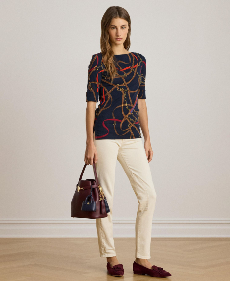Жіноча футболка Ralph Lauren 1159862283 (Синій S)