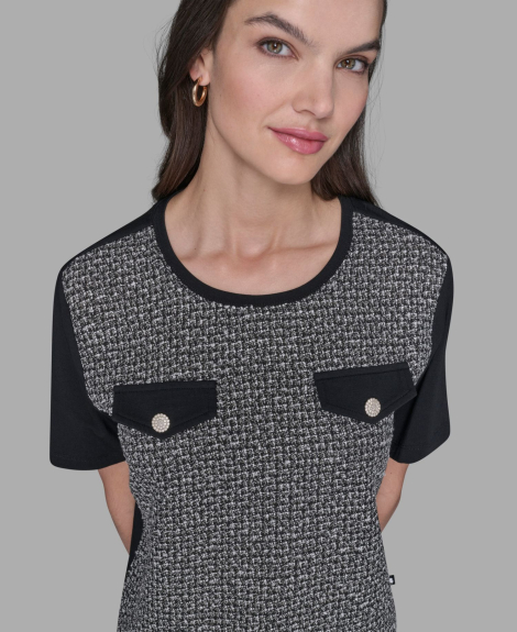 Жіноча футболка Karl Lagerfeld Paris 1159862452 (Чорний XL)