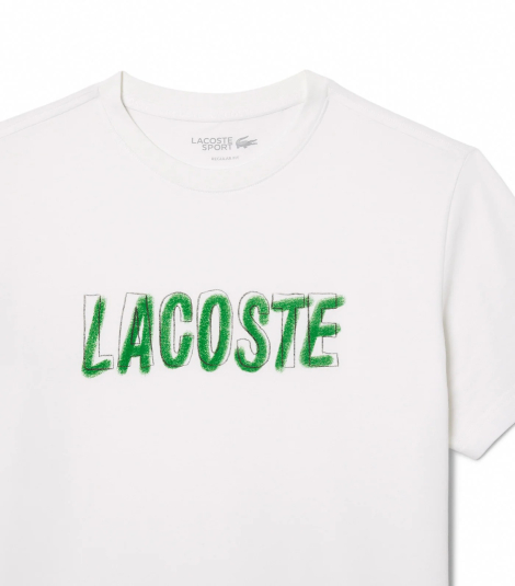 Жіноча футболка Lacoste з логотипом 1159862571 (Білий 4XL)