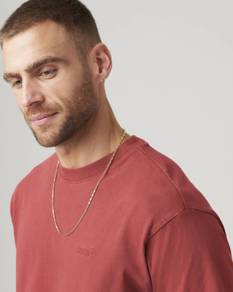 Футболка мужская Levi's с логотипом 1159862668 (Красный M)