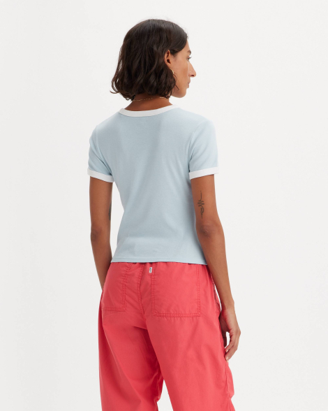 Женская футболка Levi's 1159862771 (Голубой XL)