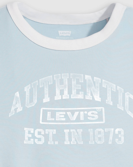 Женская футболка Levi's 1159862771 (Голубой XL)