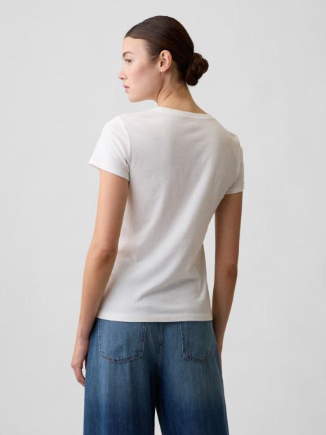 Женская футболка GAP с логотипом 1159862922 (Белый XXL)